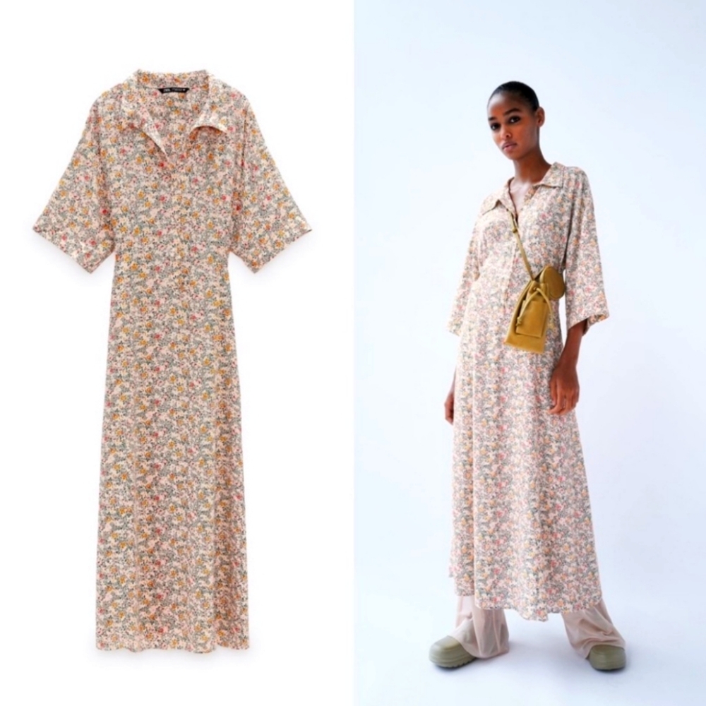 Zara Floral print dress